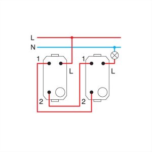 ΔΙΑΚΟΠΤΗΣ ΑΛΕΡΕΤΟΥΡ 16AX 250V 1M ES TEM MODUL - 15395