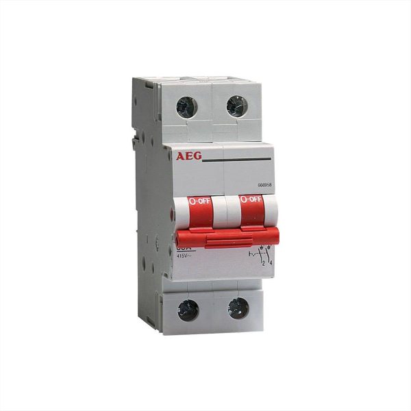 ΔΙΑΚΟΠΤΗΣ ΡΑΓΑΣ 2*40A AEG - 666986