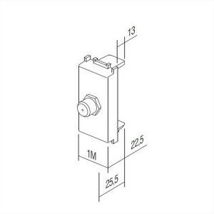 ΠΡΙΖΑ SAT ΑΠΛΗ 1M SB TEM MODUL - 17692