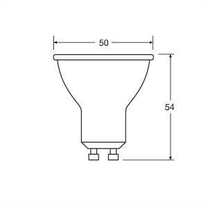 ΛΑΜΠΑ LED GU10 6.9W 4000Κ 120° LEDVANCE - 055157