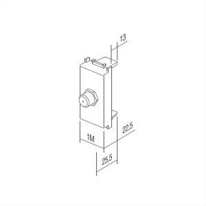 ΠΡΙΖΑ SAT ΑΠΛΗ 1M ES TEM MODUL - 17849