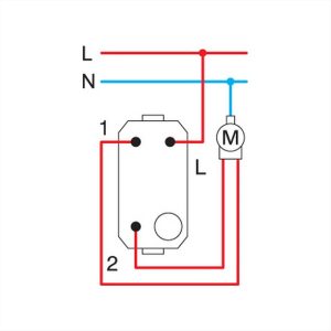 ΜΠΟΥΤΟΝ ΡΟΛΛΩΝ 1-0-2 16A 250V IW TEM MODUL - 15443