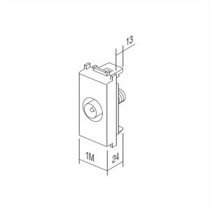 ΠΡΙΖΑ TV ΑΠΛΗ 1M ES TEM MODUL - 17847