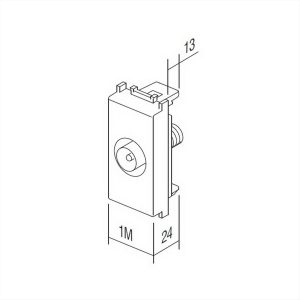 ΠΡΙΖΑ TV ΑΠΛΗ 1M SB TEM MODUL - 17694