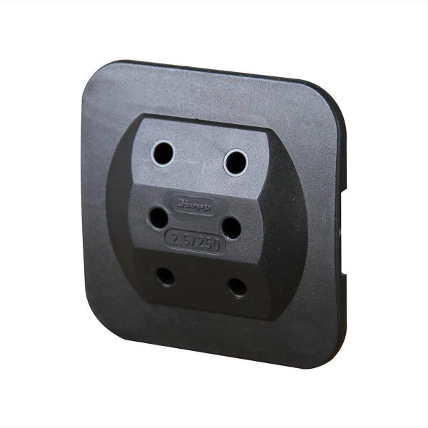 ΑΝΤΑΠΤΟΡΑΣ ΣΟΥΚΟ ΣΕ 3 ΔΙΠΟΛΙΚΑ FLAT ΜΑΥΡΟ KOPP - 174905008