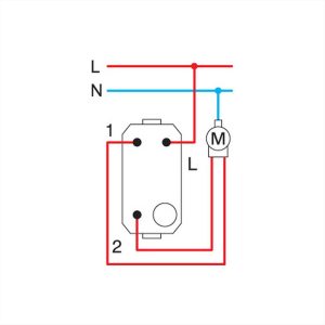 ΔΙΑΚΟΠΤΗΣ ΡΟΛΛΩΝ 1-0-2 16AX 250V 1M IW TEM MODUL - 15439