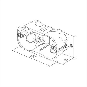 ΚΟΥΤΙ ΓΥΨΟΣΑΝΙΔΑΣ 4M TEM MODUL - 15261