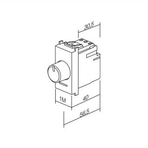 DIMMER A/R 0-60W LED IW TEM MODUL - 38148
