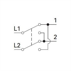 ΔΙΑΚΟΠΤΗΣ ΜΕΣΑΙΟΣ ΑΛΕΡΕΤΟΥΡ 16AX 250V 1M SB TEM MODUL - 15241