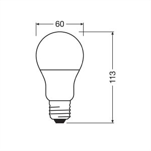 ΛΑΜΠΑ LED Ε27 8.5W 6500Κ LEDVANCE - 326873