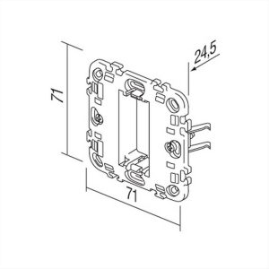 ΒΑΣΗ ΣΤΗΡΙΞΗΣ ΜΕ ΑΓΚΙΣΤΡΑ 1M TEM MODUL - 24235