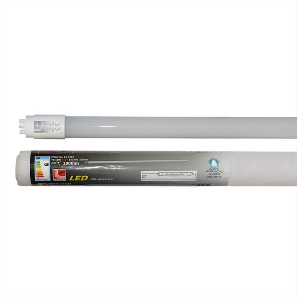 ΛΑΜΠΑ LED Τ8 120CM 18W 6200Κ 2 ΑΚΡΩΝ ADELEQ - 13-0180