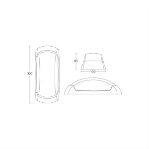 ΑΠΛΙΚΑ ΓΚΡΙ Ε27 IP66 FRANCY-OP FUMAGALLI (39000085) - 2A1.000.000.LYE27