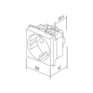 ΠΡΙΖΑ ΣΟΥΚΟ UPS 2M TEM MODUL - 17656
