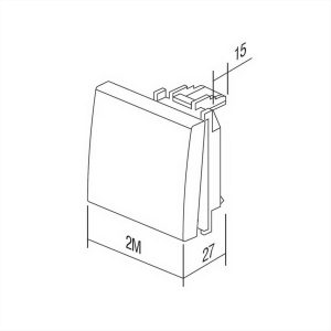 ΠΛΗΚΤΡΟ 2M ΕΝΔΕΙΞΗ SB TEM MODUL - 31298