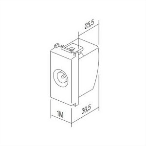 ΠΡΙΖΑ TV ΔΙΕΛΕΥΣΗΣ 1M IW TEM MODUL - 17844