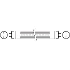 ΛΑΜΠΑ LED Τ8 150CM 20W 4000Κ 1ΑΚΡΟΥ LEDVANCE - 818019