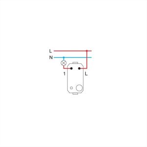 ΔΙΑΚΟΠΤΗΣ ΑΠΛΟΣ ΜΗΧΑΝΙΣΜΟΣ 16AX 250V 1Μ TEM MODUL - 31336