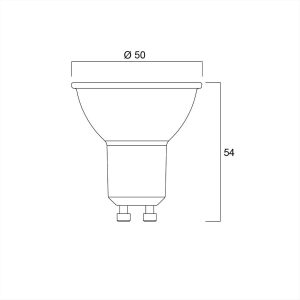 ΛΑΜΠΑ LED GU10 7W 3000K 36° SYLVANIA - 0029183
