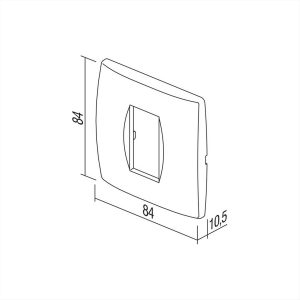 ΠΛΑΙΣΙΟ 1M PW SOFT TEM MODUL - 24549