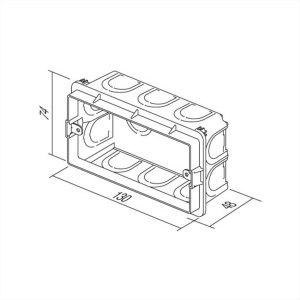 ΚΟΥΤΙ ΤΟΙΧΟΥ 4M TEM MODUL - 15235