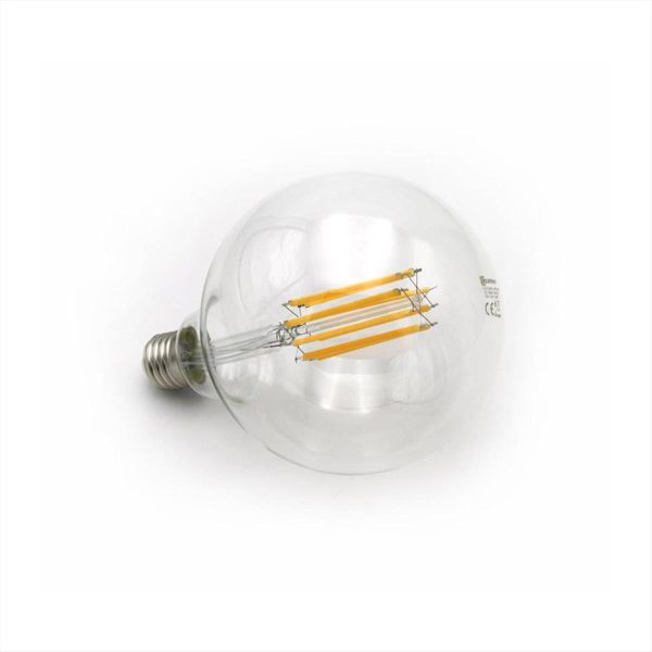 ΛΑΜΠΑ LED Ε27 G125 18W 2800Κ FILAMENT CRI90 ADELEQ - 13-271251800