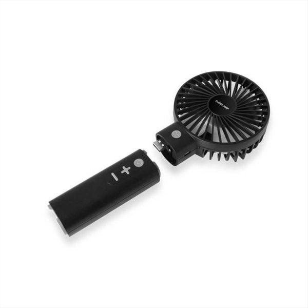 ΑΝΕΜΙΣΤΗΡΑΣ ΧΕΙΡΟΣ 4 ΣΕ 1 POWER BANK, ΗΧΕΙΟ, ΦΑΚΟΣ ΕΠΑΝΑΦΟΡΤΙΖΟΜΕΝΟΣ ΜΑΥΡΟΣ EUROLAMP BF100 - 300-20521