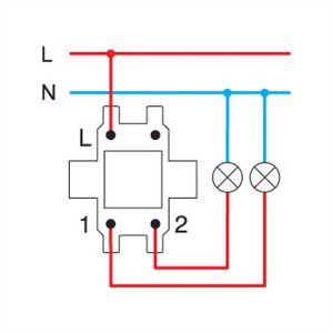 ΔΙΑΚΟΠΤΗΣ ΔΙΠΛΟΣ ΚΟΜΙΤΑΤΕΡ 10AX IW TEM EKONOMIK - 15123