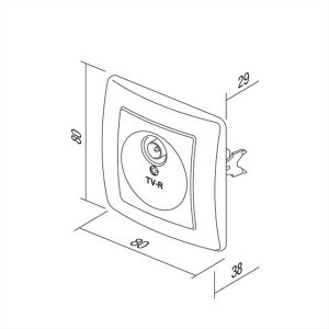 ΠΡΙΖΑ TV ΑΠΛΗ 0dB PW TEM EKONOMIK - 17779