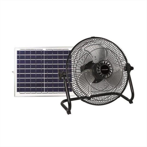 ΑΝΕΜΙΣΤΗΡΑΣ ΔΑΠΕΔΟΥ Φ37 15W ΕΠΑΝΑΦΟΡΤΙΖΟΜΕΝΟΣ ΜΕ ΗΛΙΑΚΟ ΠΑΝΕΛ EUROLAMP - 300-21505