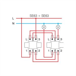 ΔΙΑΚΟΠΤΗΣ ΔΙΠΛΟΣ ΑΛΕΡΕΤΟΥΡ 10AX PW TEM EKONOMIK - 15117
