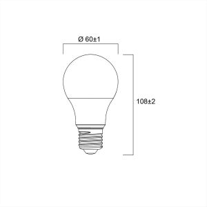 ΛΑΜΠΑ LED Ε27 9.5W 6500Κ SYLVANIA - 0029591