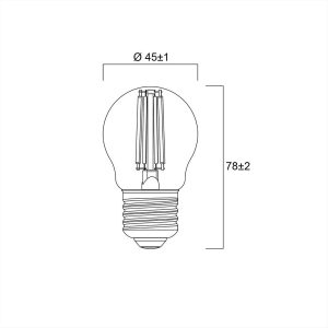 ΛΑΜΠΑ LED Ε27 ΣΦΑΙΡΙΚΗ 4.5W 2700Κ DIMMABLE SYLVANIA - 0029493