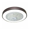 ΑΝΕΜΙΣΤΗΡΑΣ ΠΛΑΦΟΝΙΕΡΑ 35W CCT DIMMABLE ΚΑΦΕ LINEME MARIN - 02-00166