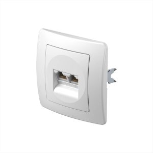 ΠΡΙΖΑ CAT5e KS ΔΙΠΛΗ 2*RJ45 8/8 PW TEM EKONOMIK - 17709