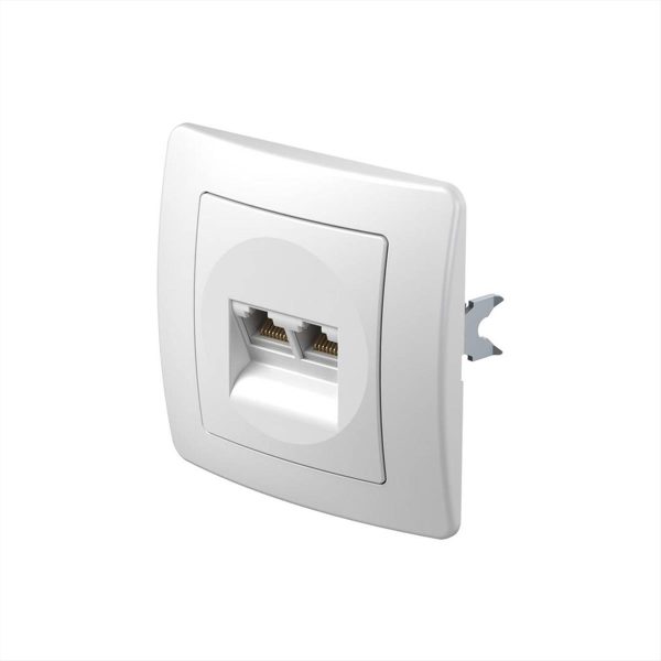 ΠΡΙΖΑ CAT5e KS ΔΙΠΛΗ 2*RJ45 8/8 PW TEM EKONOMIK - 17709