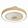 ΑΝΕΜΙΣΤΗΡΑΣ ΠΛΑΦΟΝΙΕΡΑ 30CM AURORA WOOD LINEME - 02-00191