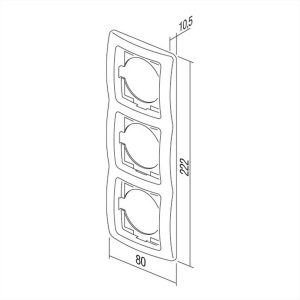 ΠΛΑΙΣΙΟ 3Θ ΚΑΘΕΤΟ IW TEM EKONOMIK - 24152