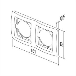 ΠΛΑΙΣΙΟ 2Θ ΟΡΙΖΟΝΤΙΟ PW TEM EKONOMIK - 24157