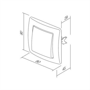 ΔΙΑΚΟΠΤΗΣ ΜΕΣΑΙΟΣ 10AX PW TEM EKONOMIK - 15115