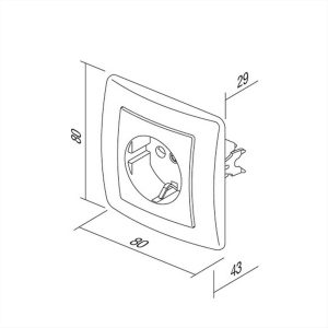 ΠΡΙΖΑ ΣΟΥΚΟ 2P+E PW TEM EKONOMIK - 17464