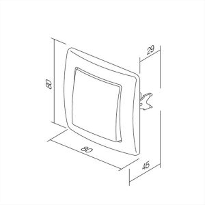 ΔΙΑΚΟΠΤΗΣ ΑΠΛΟΣ 10AX CO IN TEM EKONOMIK - 15297