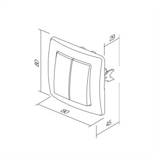 ΔΙΑΚΟΠΤΗΣ ΡΟΛΛΩΝ 10Α PW NT 09 TEM EKONOMIK - 15381