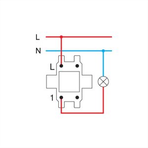 ΜΠΟΥΤΟΝ ΦΩΣ 10Α 250V IW TEM EKONOMIK - 15127