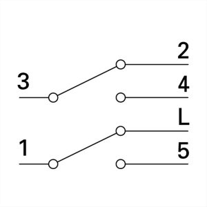 ΔΙΑΚΟΠΤΗΣ ΔΙΠΛΟΣ ΑΛΕΡΕΤΟΥΡ 10AX IW TEM EKONOMIK - 15126