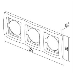 ΠΛΑΙΣΙΟ 3Θ ΟΡΙΖΟΝΤΙΟ NB TEM EKONOMIK - 26161