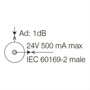 ΠΡΙΖΑ SAT ΤΕΡΜΑΤΙΚΗ 1dB 1M IW TEM MODUL - 17931