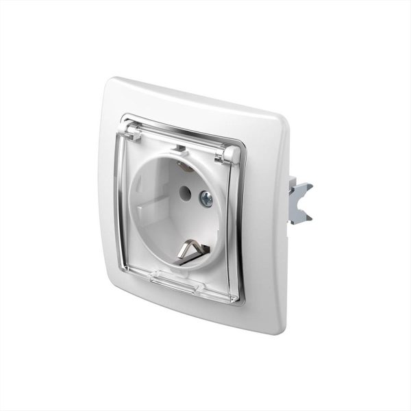 ΠΡΙΖΑ ΣΟΥΚΟ ΜΕ ΚΑΛΥΜΜΑ ΔΙΑΦΑΝΟ 2P+E 16A CT TEM EKONOMIK - 17718