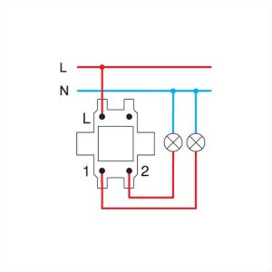 ΔΙΑΚΟΠΤΗΣ ΔΙΠΛΟΣ ΚΟΜΙΤΑΤΕΡ 10AX NB TEM EKONOMIK - 15809