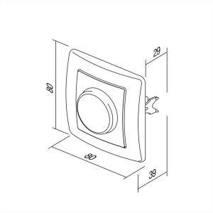 DIMMER ΡΕΟΣΤΑΤΗΣ ΑΛΕΡΕΤΟΥΡ LED 100W PW TEM EKONOMIK - 15968